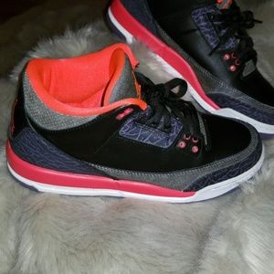 AIR JORDAN 3 RETRO (GS) "CRIMSON"